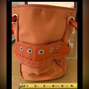 Cole Haan Orange ladies bag with handle